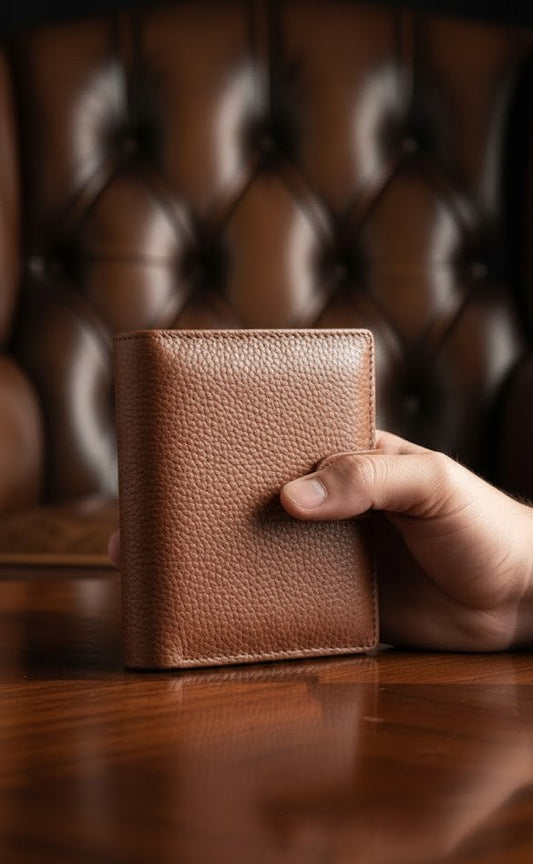 Leather Wallets - Bi-Fold Brown - BLW#3