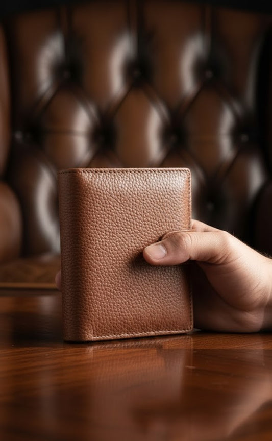 Leather Wallets - Bi-Fold Brown - BLW#3