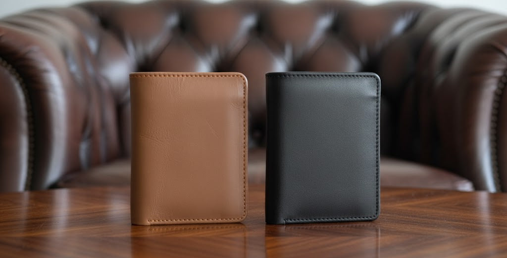 Leather Wallets - Bi-Fold Brown - BLW#4