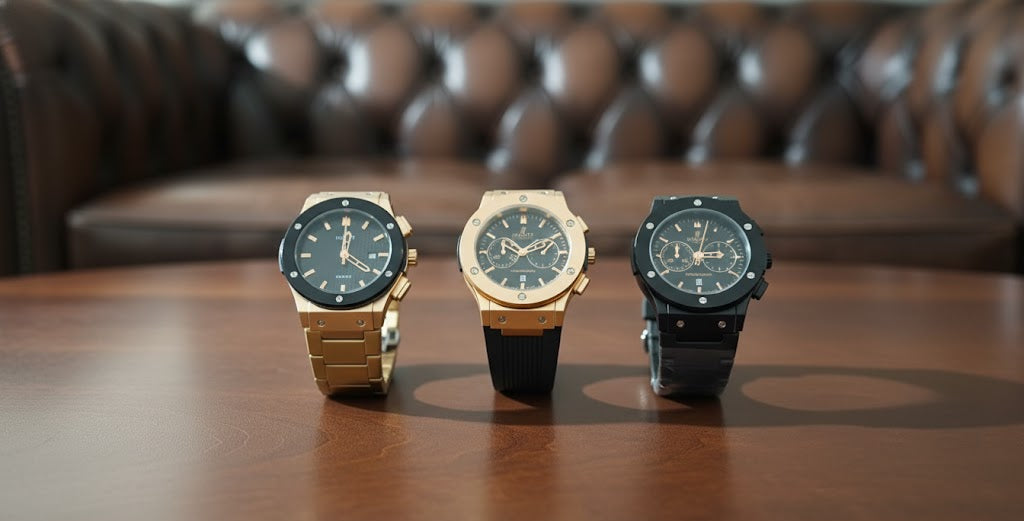 Watches - ChainWatch Gold-Black - CW#1