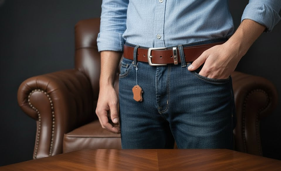 Leather Belts - Brown - LW#2