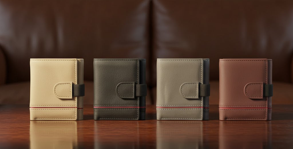 Leather Wallets - Trifold Brown - TLW#1