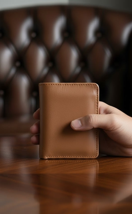 Leather Wallets - Bi-Fold Brown - BLW#4
