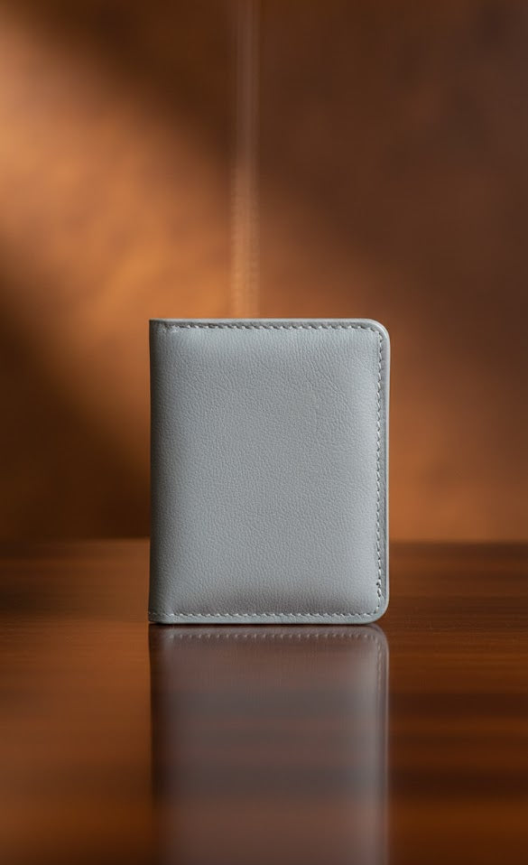 Leather Wallets - Bifold Grey - BLW#1