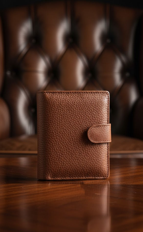 Leather Wallets - Bi-Fold Brown - BLW#3