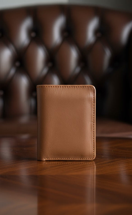 Leather Wallets - Bi-Fold Brown - BLW#4