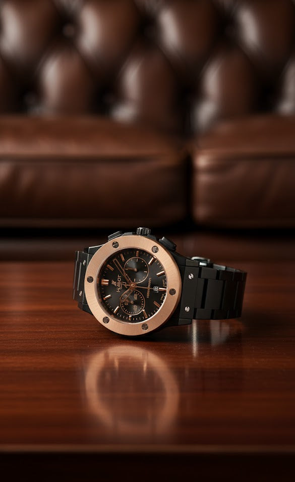 Watches - ChainWatch Black-Gold - CW#1