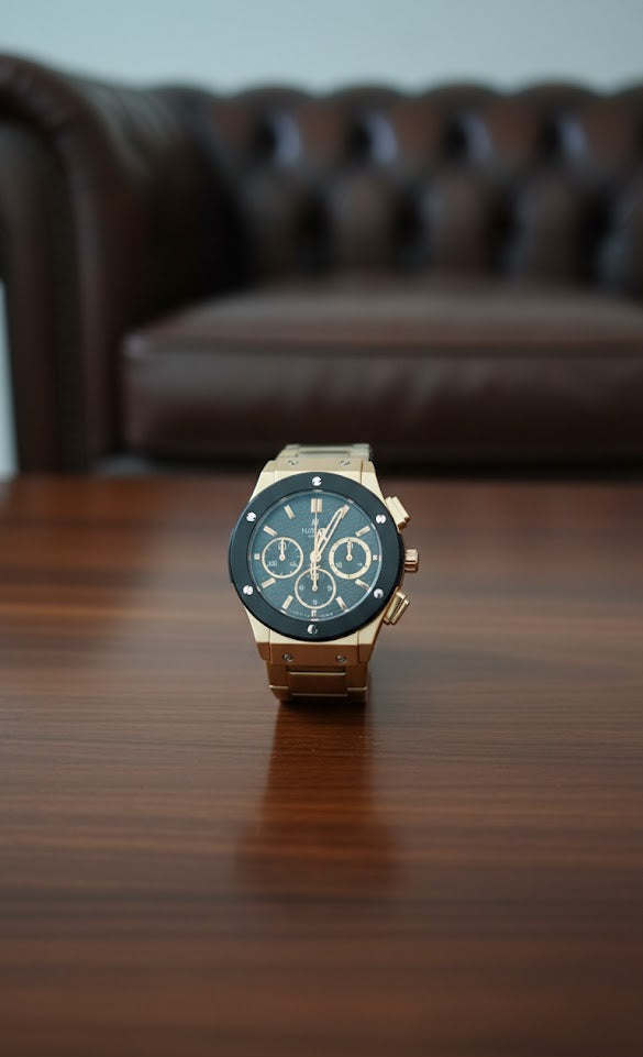 Watches - ChainWatch Gold-Black - CW#1