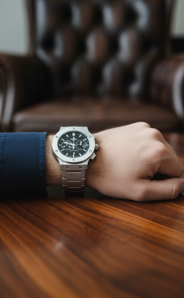 Watches - ChainWatch Silver-Black - CW#1