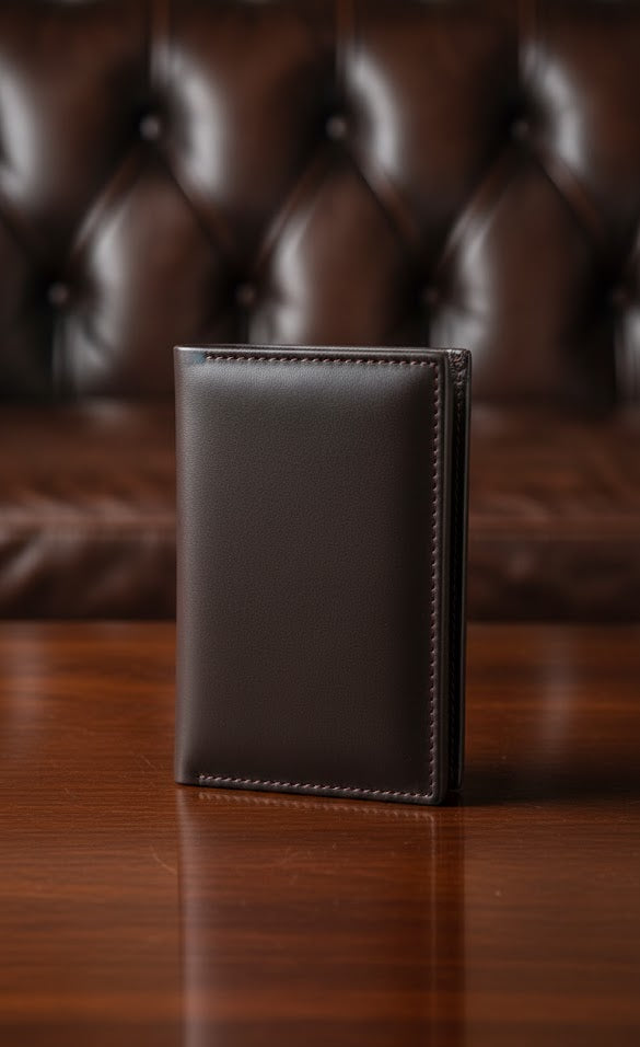 Leather Wallets - Checkbook Black - CBLW#2