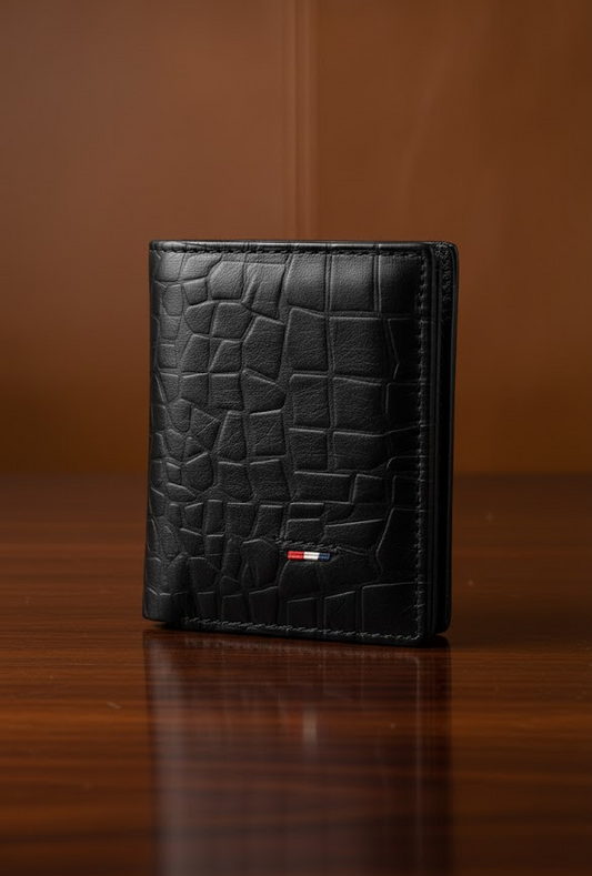 Gift / Combo Box - Soft Leather Wallet with Wrist Watch (Matching Color)