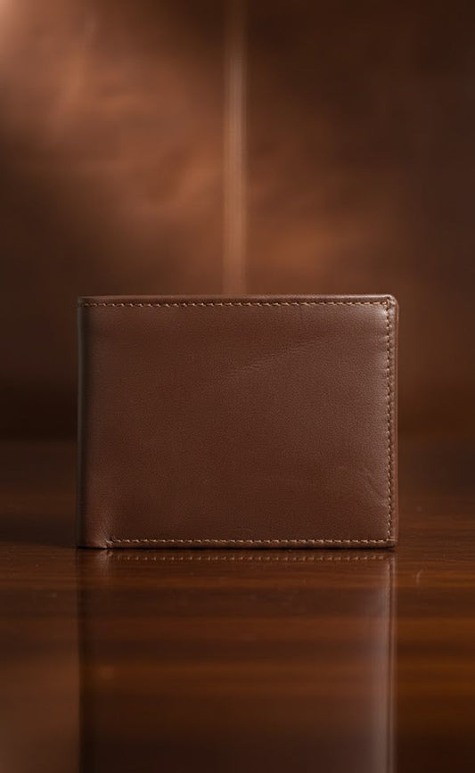 Leather Wallets - Three-Flap Brown - TFLW#3