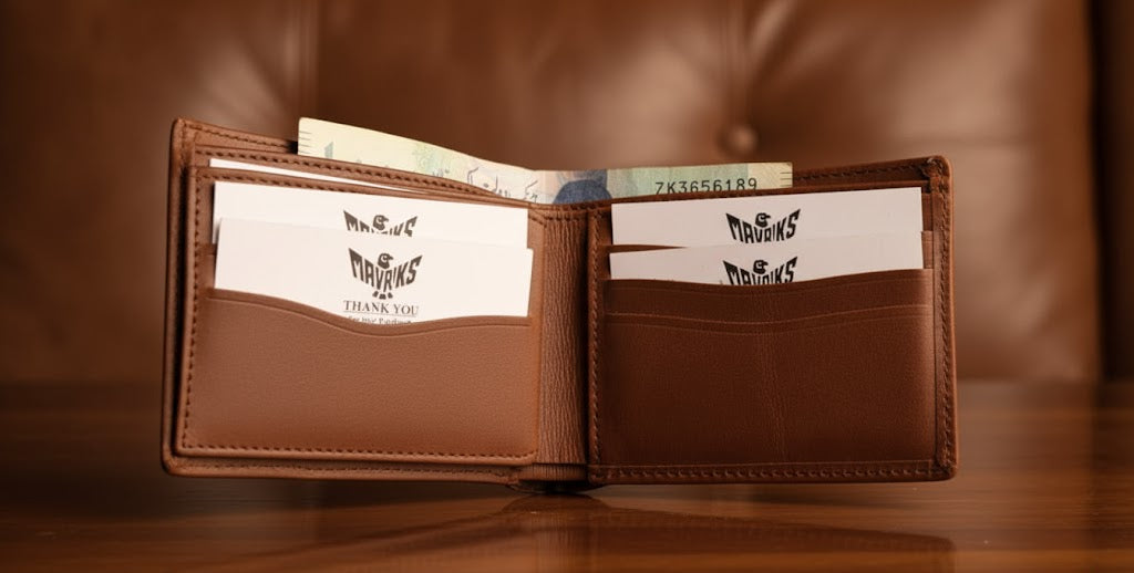 Leather Wallets - Three-Flap Brown - TFLW#2