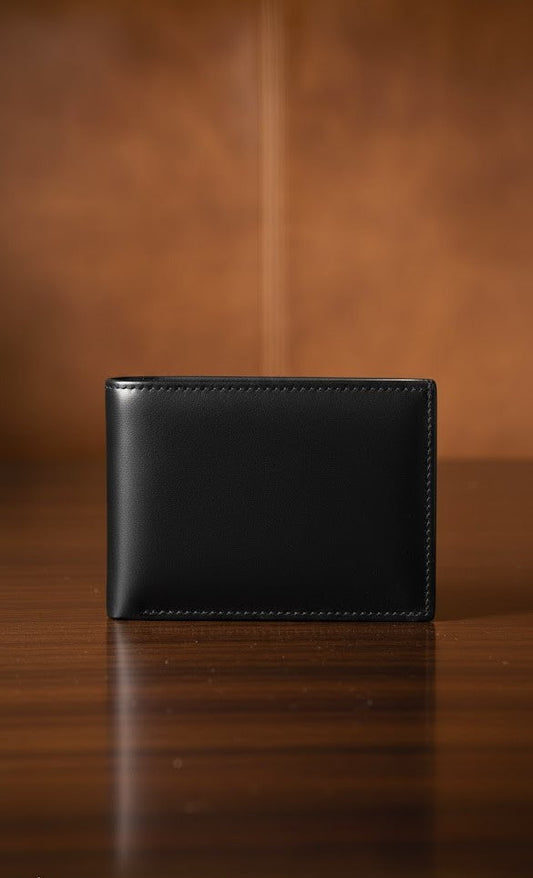 Leather Wallets - Three-Flap Black - TFLW#3