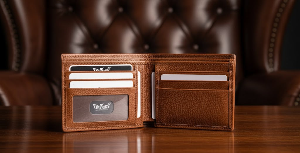 Leather Wallets - Trident Brown - TLW#1