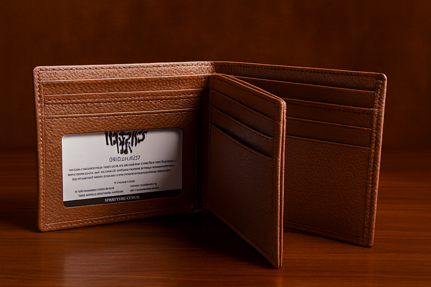 Leather Wallets - Trident Brown - TLW#1