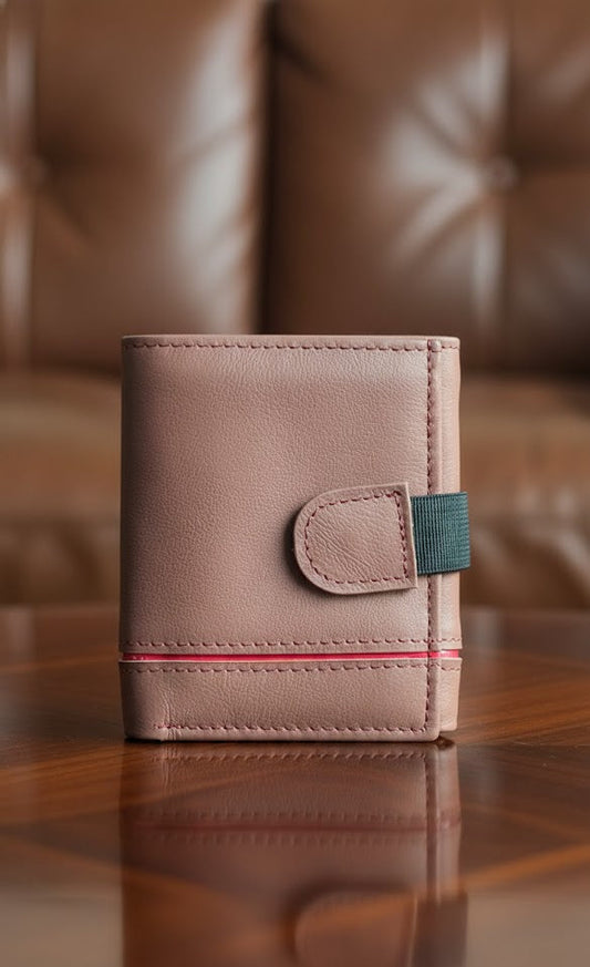 Leather Wallets - Trifold Brown - TLW#1