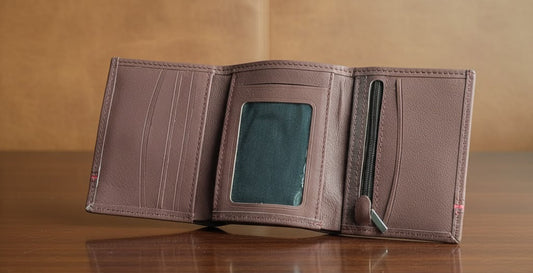 Leather Wallets - Trifold Brown - TLW#1