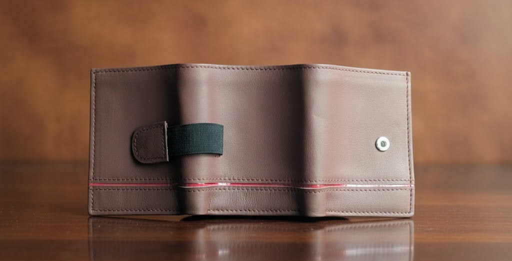 Leather Wallets - Trifold Brown - TLW#1