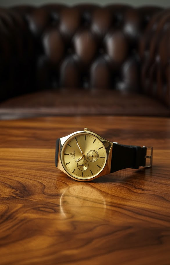 Watches - Maroon & Gold-Black- SW#1