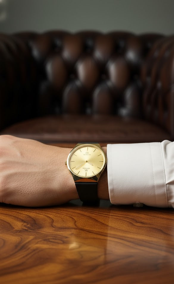 Watches - Maroon & Gold-Black- SW#1