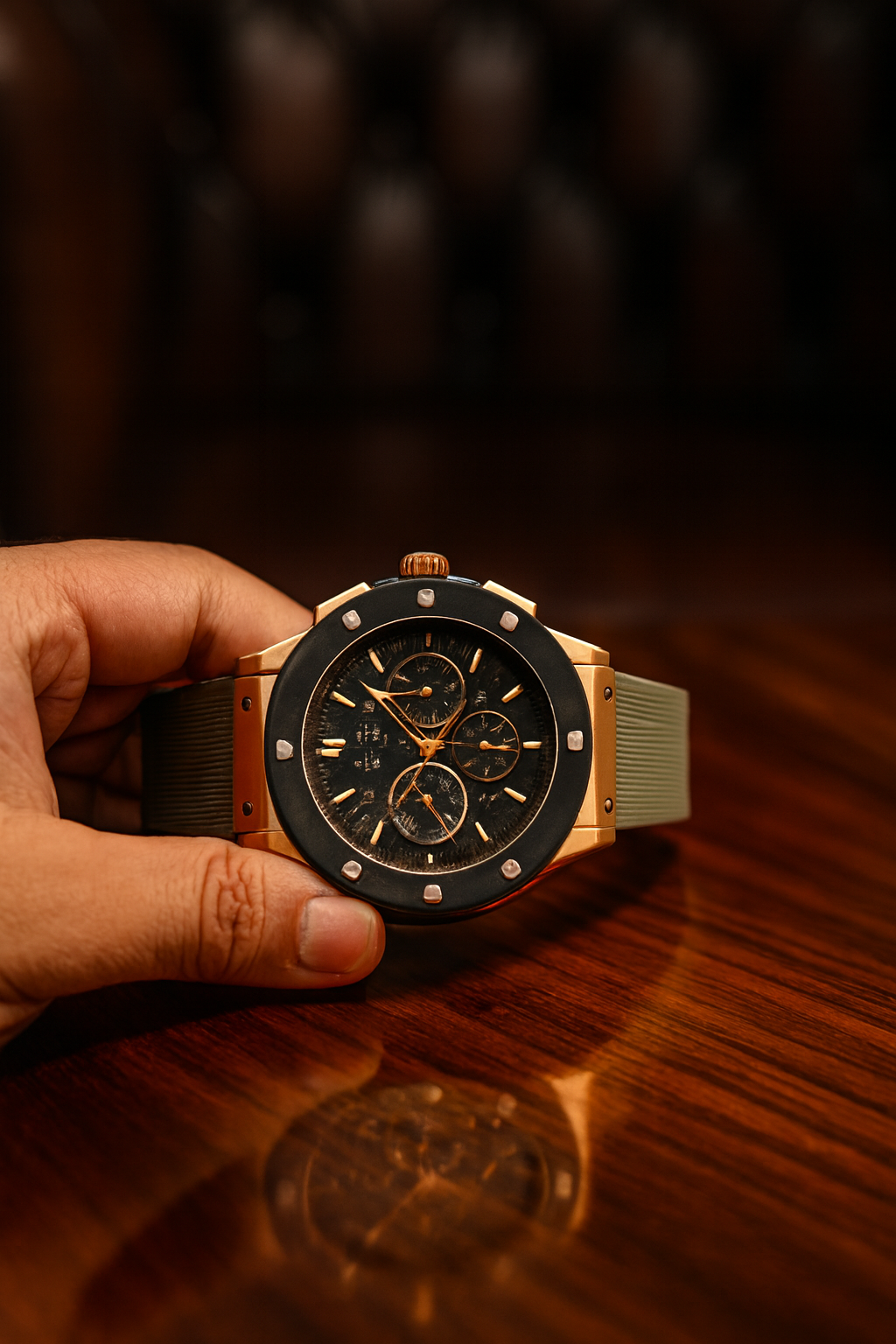 Premium Watches - Green-Gold - LW#1